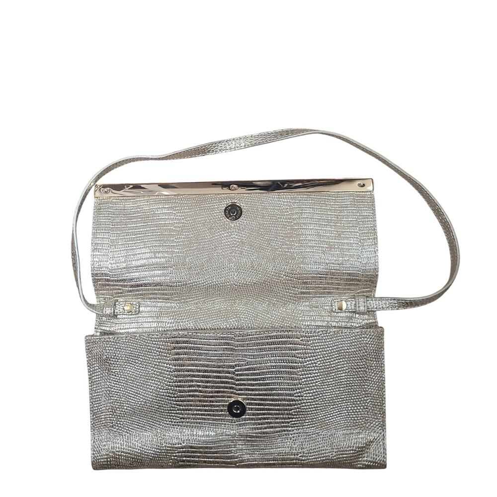 Michael Michael Kors Gold Python Effect Leather L… - image 3